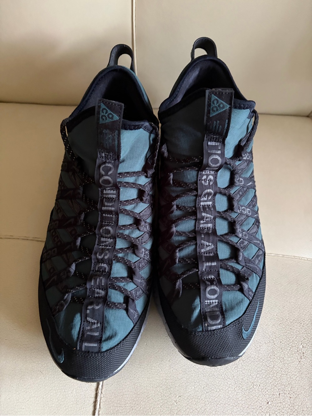 Nike Men’s ACG Trail Shoes — Teal and Black
